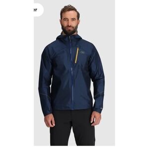 Outdoorβ research Men's Helium Rain Ultralight Jacket in Cenote Small Gorpcore